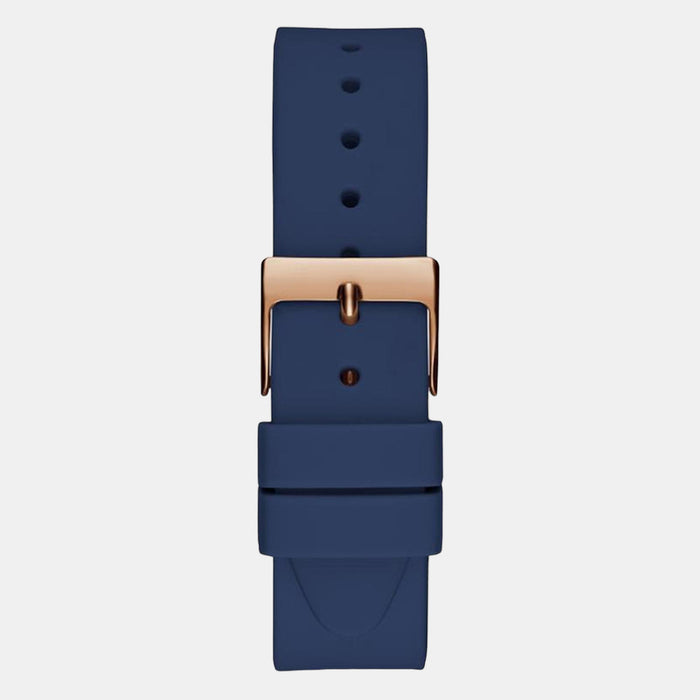 Lady Idol Women Quartz Rose Gold Dial Analog Silicone Watch Gw0530L3
