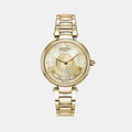 Lady Mermaid Women Quartz Gold Dial Analog Stainless Steel Watch 602857 48 30 50