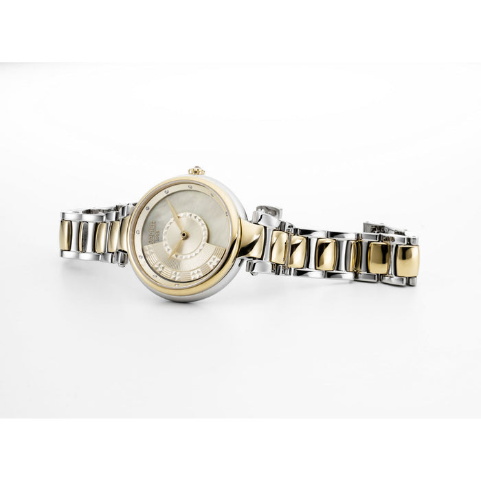 Lady Mermaid Women Quartz Gold Dial Analog Stainless Steel Watch 602857 48 30 50