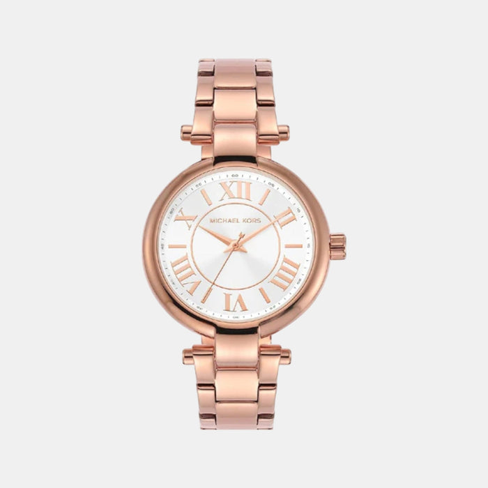 Laney Women Quartz White Dial Analog Stainless Steel Watch MK7419