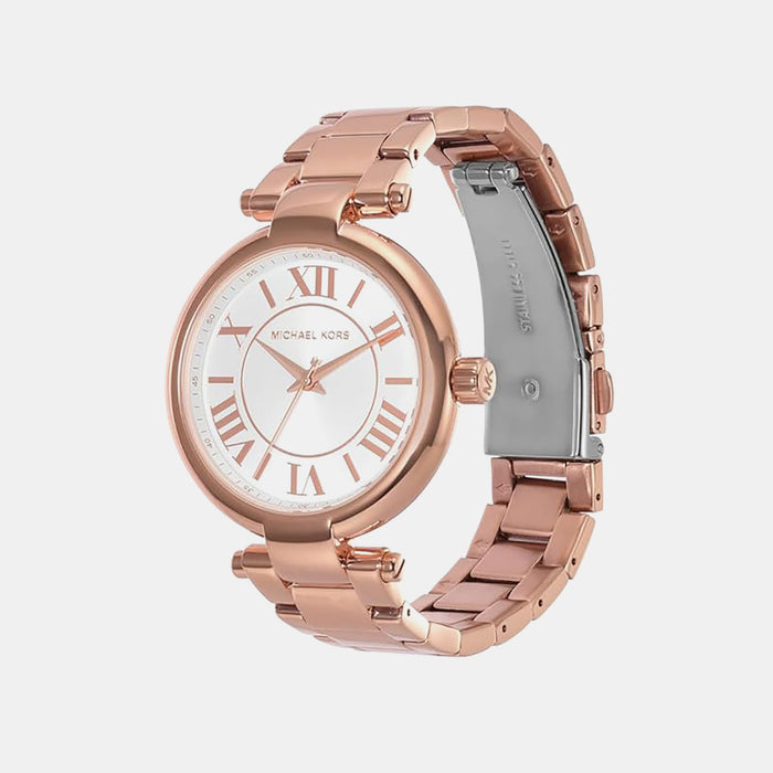 Laney Women Quartz White Dial Analog Stainless Steel Watch MK7419