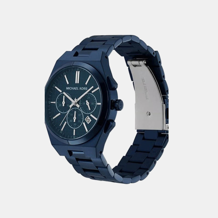 Lennox Men Quartz Blue Dial Chronograph Stainless Steel Watch MK9147