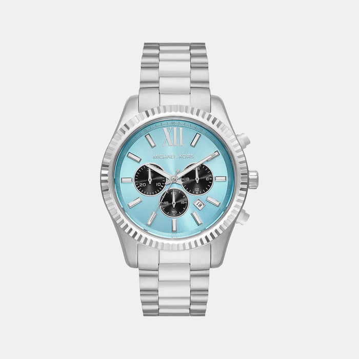 Lexington Men Quartz Blue Dial Chronograph Stainless Steel Watch MK9165