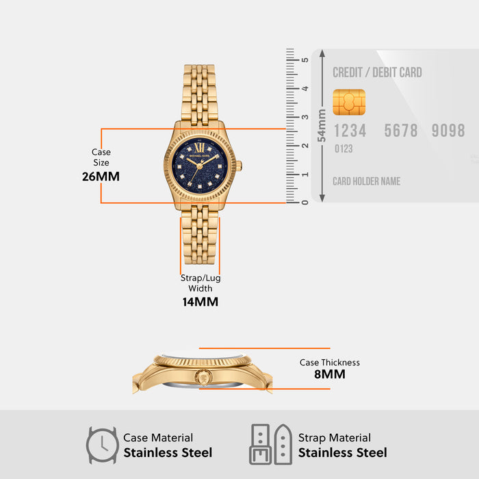 Michael Kors Round Quartz Analog Women watch