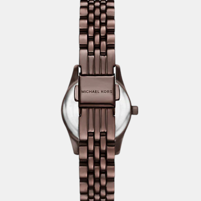 Lexington Women Quartz Brown Dial Analog Stainless Steel Watch MK4844