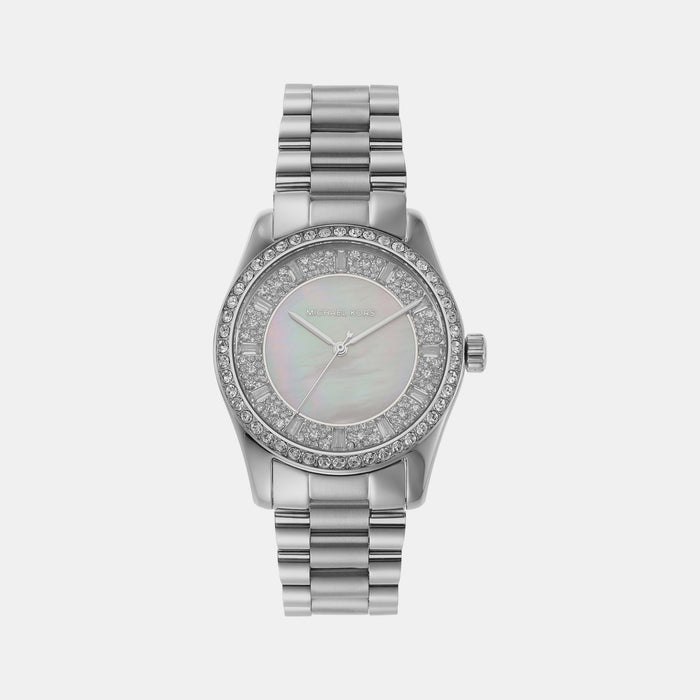 Lexington Women Quartz Mother Of Pearl Dial Analog Stainless Steel Watch MK7445