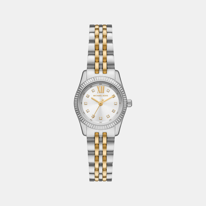 Lexington Women Quartz Silver Dial Analog Stainless Steel Watch MK4740
