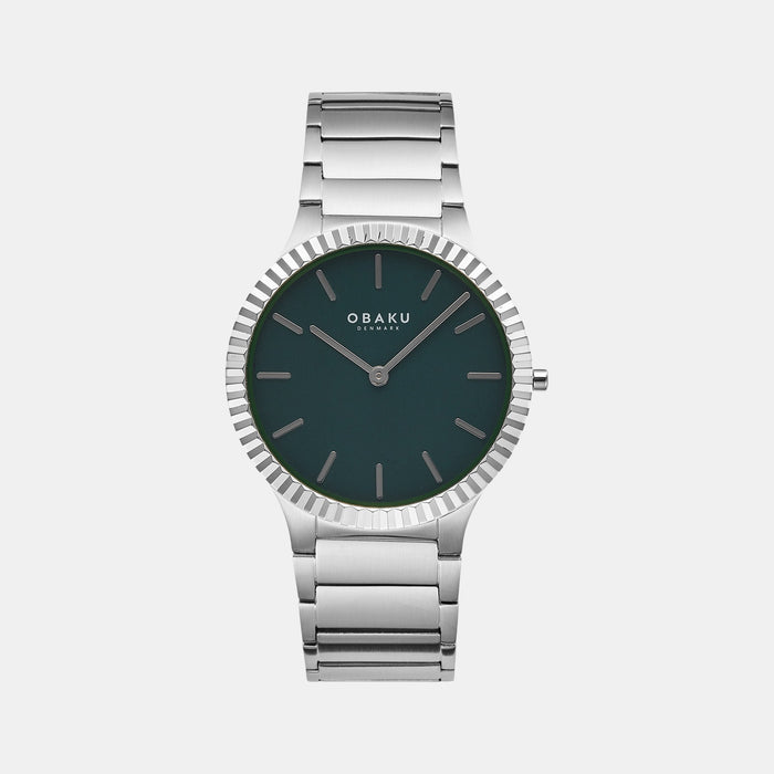 Linje Jude Men Quartz Green Dial Analog Stainless Steel Watch V292GXCESC