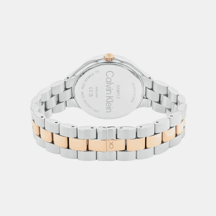 Linked Women Quartz Mother Of Pearl Dial Analog Stainless Steel Watch 25200428
