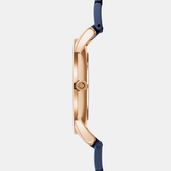 Obaku Men Round Blue watch