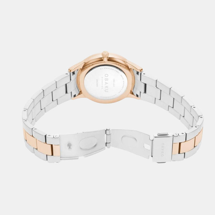 Obaku Women Round Two Tone watch