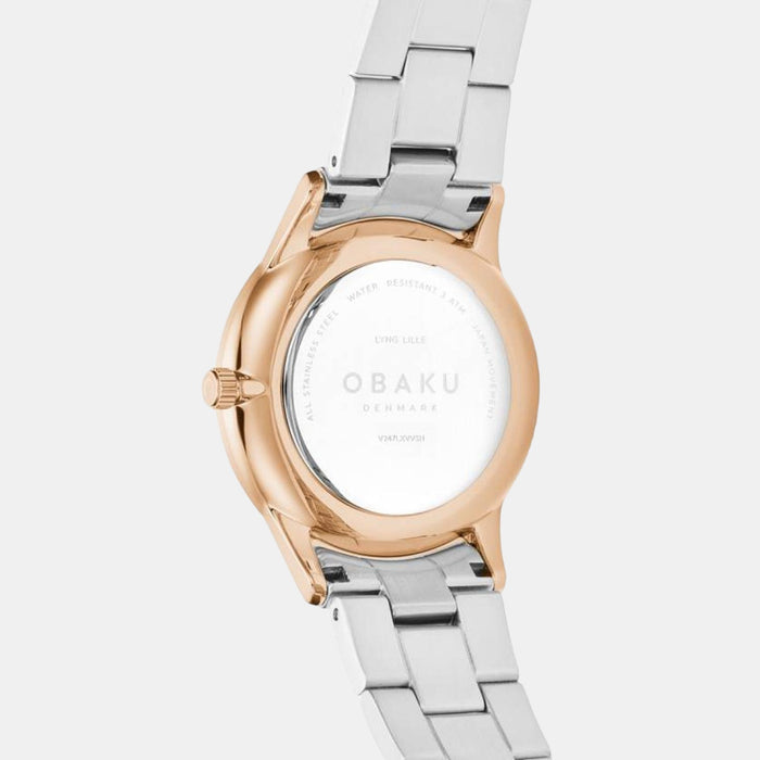 Obaku Women Round Two Tone watch