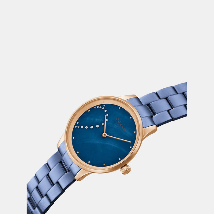 Obaku Stainless Steel Round watch