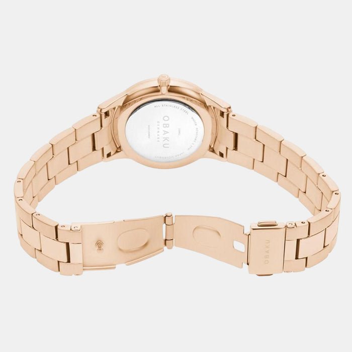Obaku Women Round Two Tone watch