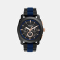 Fossil Round Black Chronograph watch