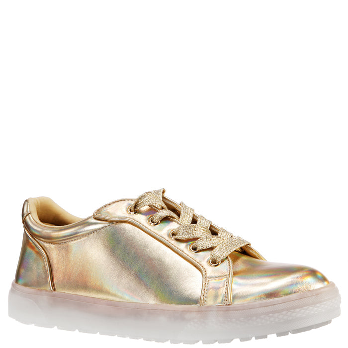 MANGO-GOLD PRISMATIC NAPPA PU