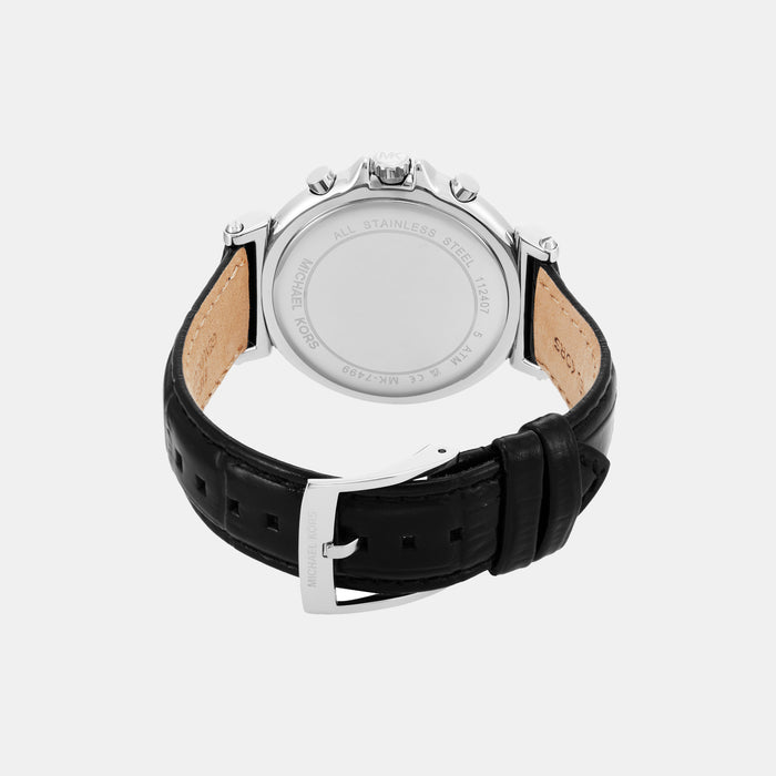 Michael Kors Leather Black watch