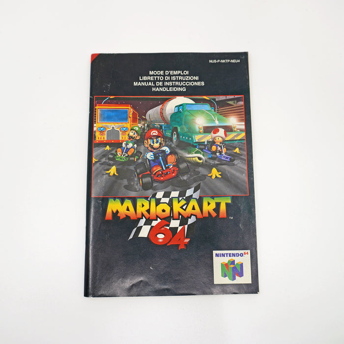 Mario Kart 64 Spiel für N64 als Player Choice Version in Originalverpackung - Produktfoto Anleitung