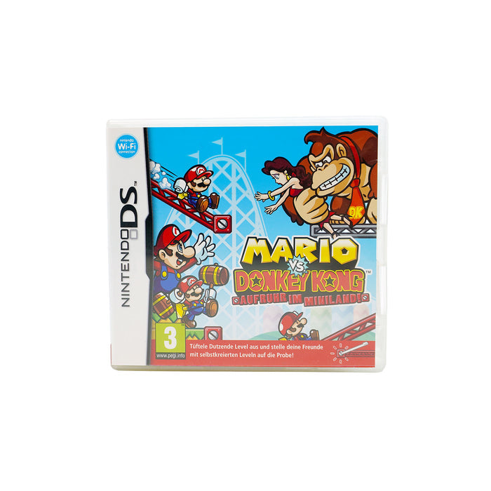 Mario vs. Donkey Kong Aufruhr im Miniland für Nintendo DS in Originalverpackung - Vorderseite