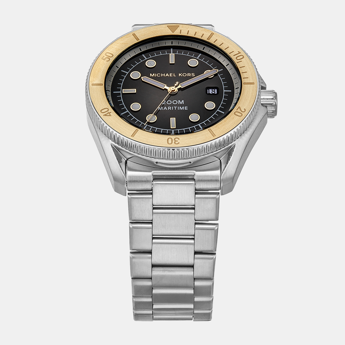 Michael Kors Men Round Black watch