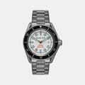 Maritime Men Quartz White Dial Analog Stainless Steel Watch MK9163