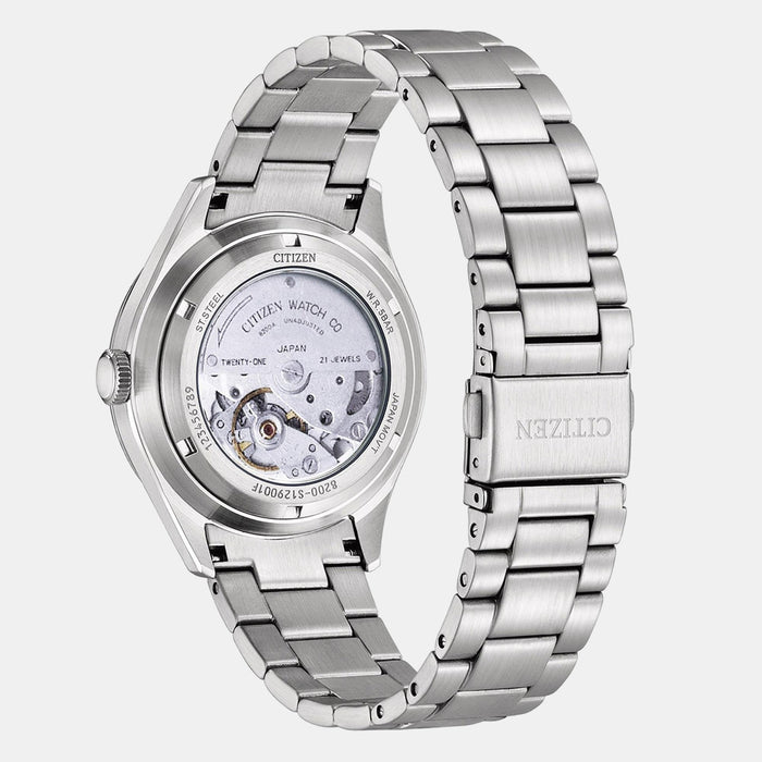 Mechanical Men Automatic Yellow Dial Analog Stainless Steel Watch NH8391-51Z