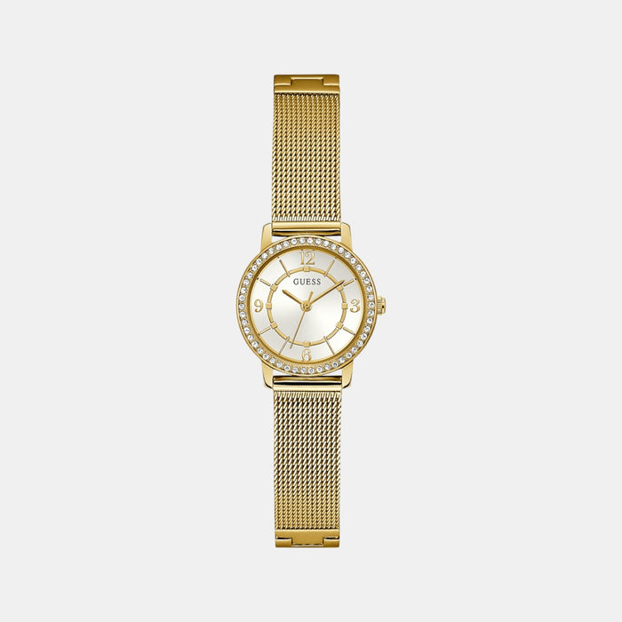 Melody Women Quartz Silver Dial Analog Stainless Steel Watch GW0534L2