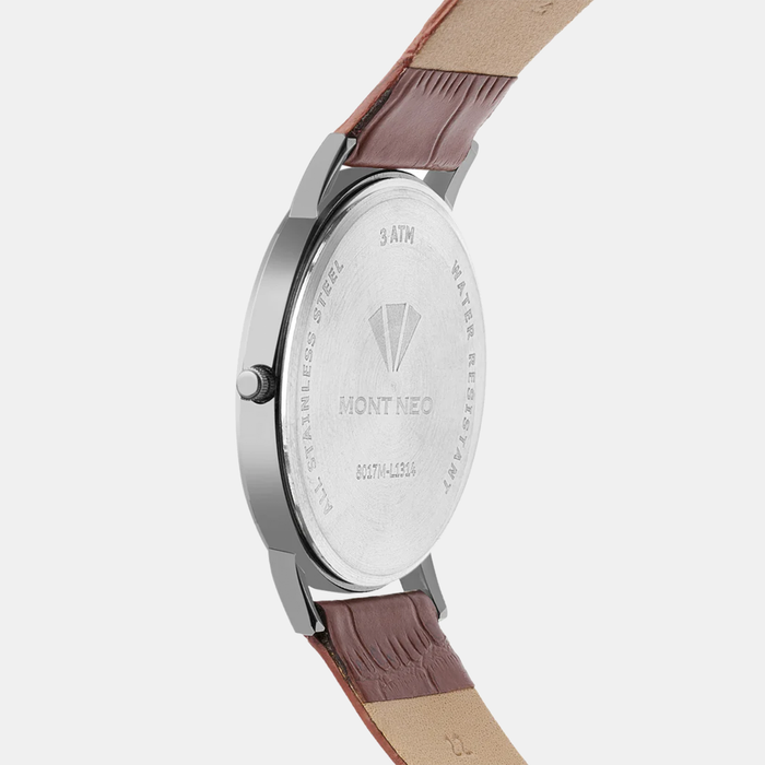Mont Neo Men Round Gun watch
