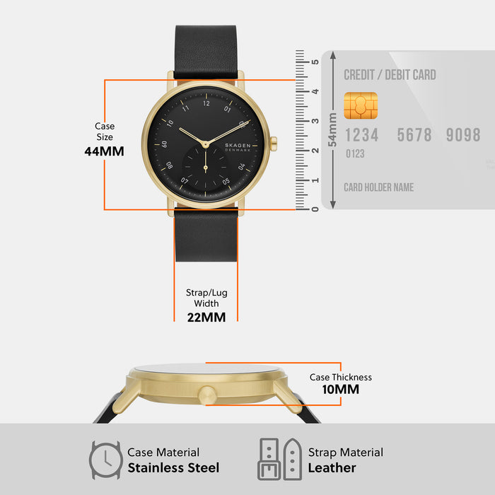 Skagen 30 mm Black Quartz watch