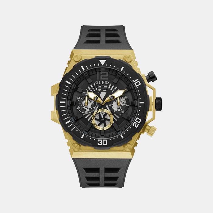 Guess Round Black Analog watch