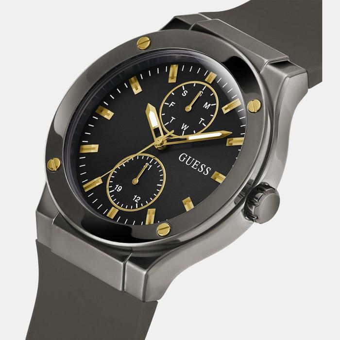 Guess Stainless Steel Round watch