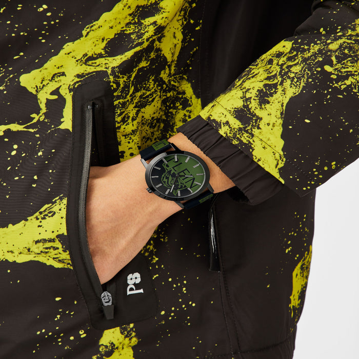 Plein Sports Stainless Steel Round watch