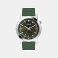 Men Quartz Black Dial Analog Silicone Watch TW058HG01