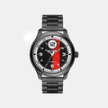 Men Quartz Black Dial Analog Stainless Steel Watch TW043HG28
