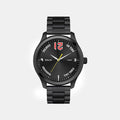 Men Quartz Black Dial Analog Stainless Steel Watch TW043HG31