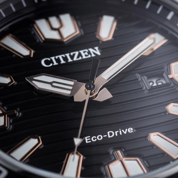 Men Quartz Black Dial Analog Watch AW1524-84E