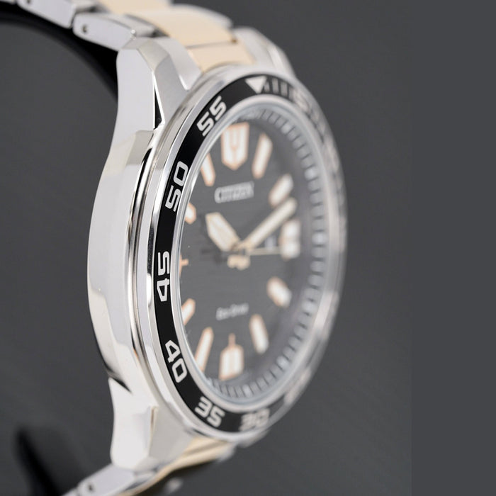 Men Quartz Black Dial Analog Watch AW1524-84E