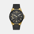 Guess Round Black Chronograph watch