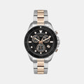 Timex Round Black Chronograph watch