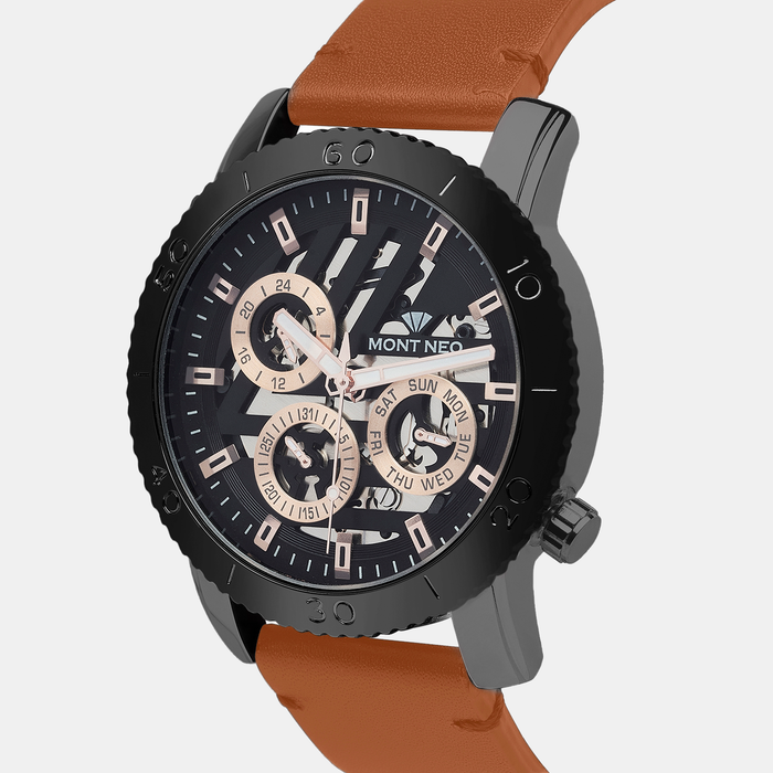 Mont Neo 38 mm Round Quartz watch