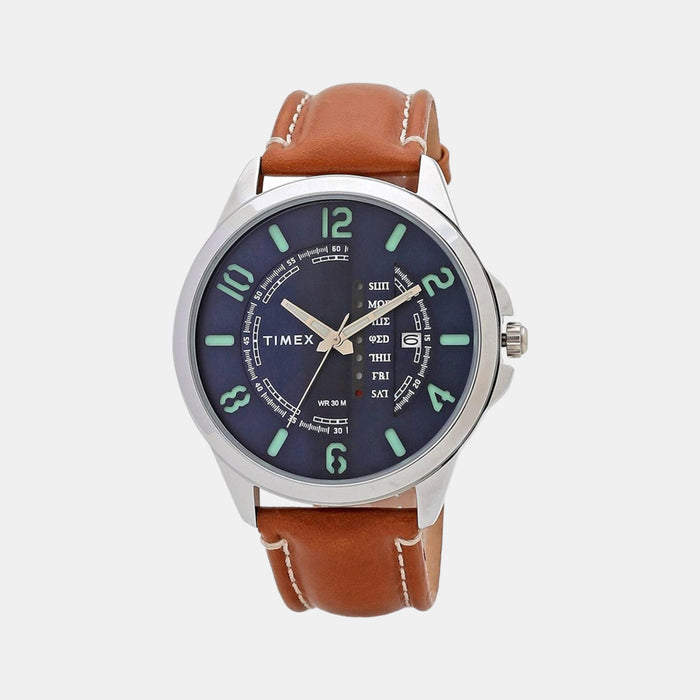 Timex Round Blue Analog watch