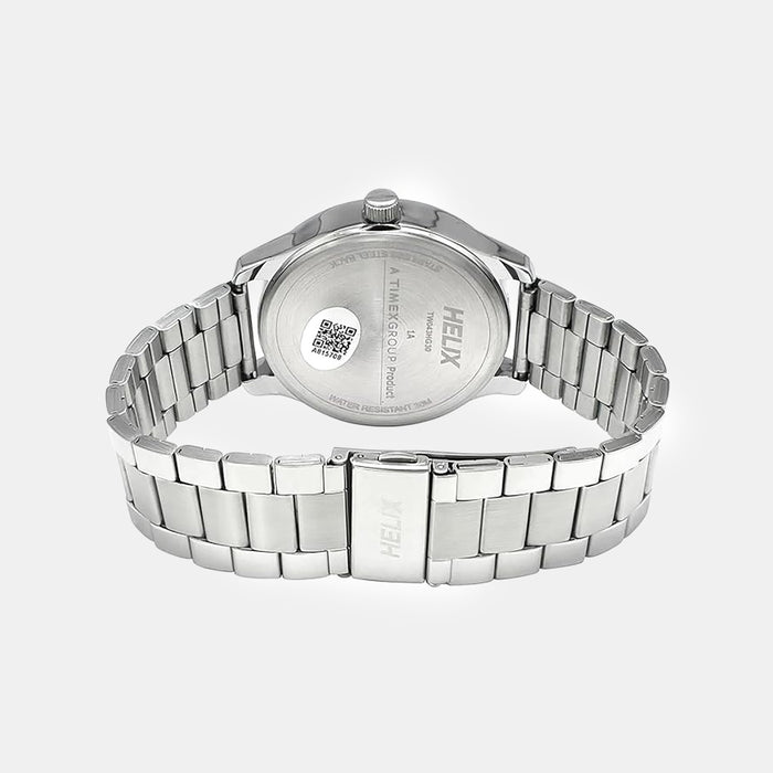 Men Quartz Blue Dial Analog Stainless Steel Watch TW043HG30