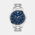 Men Quartz Blue Dial Multi-Function Stainless Steel Watch TW000U321-EX