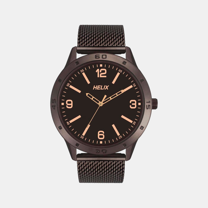 Men Quartz Brown Dial Analog Stainless Steel Watch TW051HG02