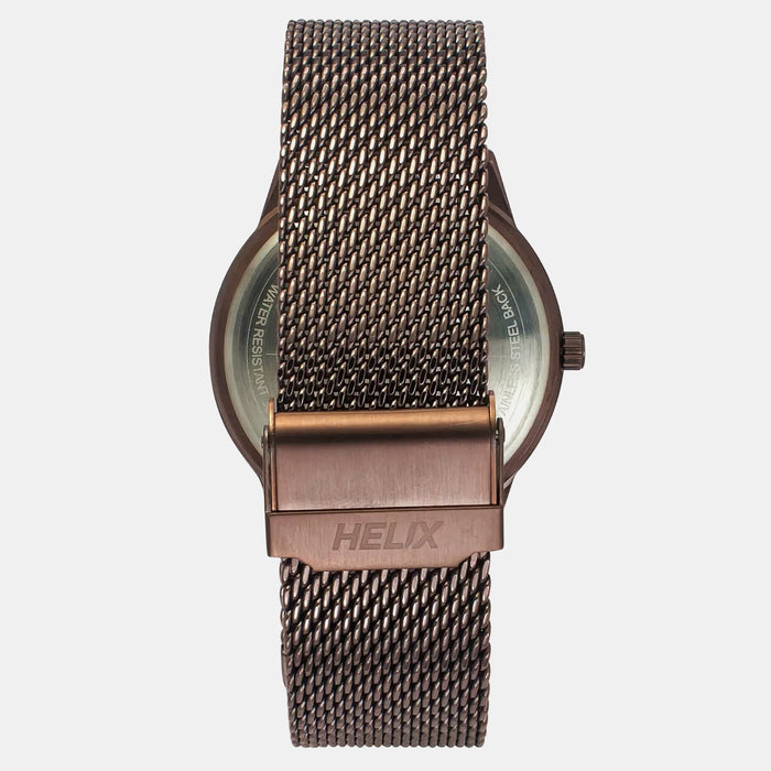 Men Quartz Brown Dial Analog Stainless Steel Watch TW051HG02
