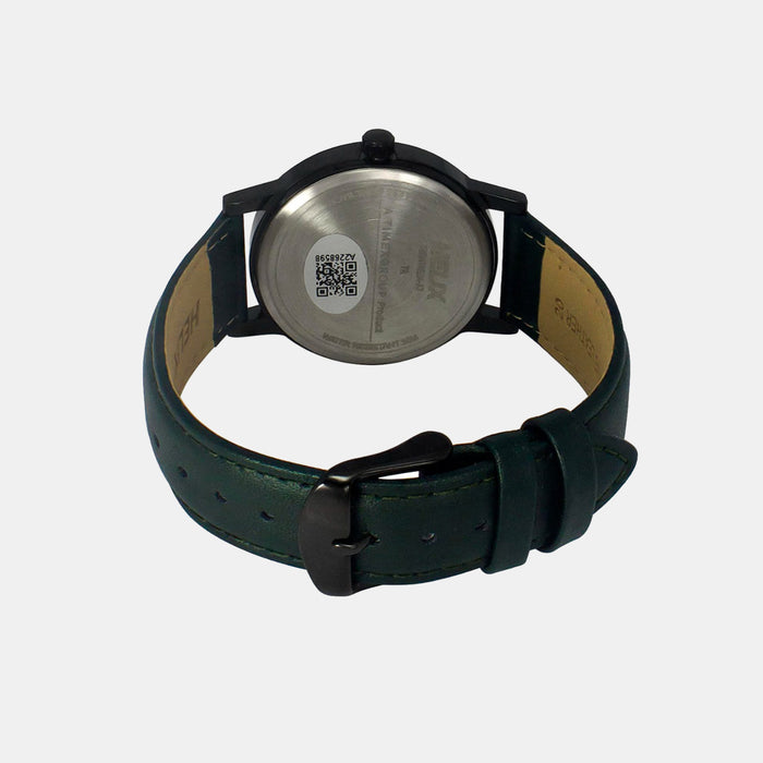 Helix Men Round Green watch