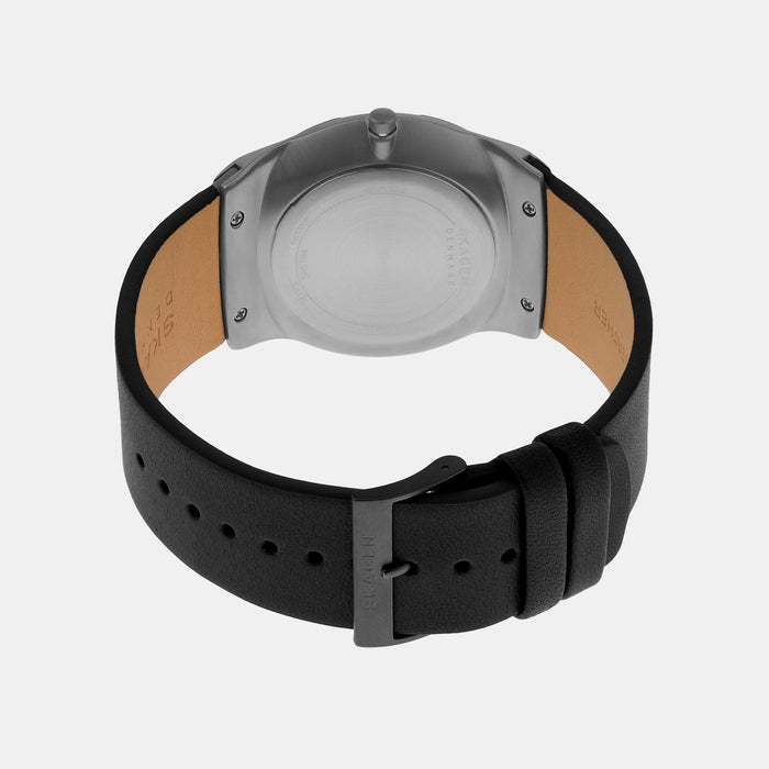 Skagen Leather Grey watch