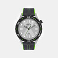 Men Quartz Grey Dial Analog Leather Watch TW052HG03