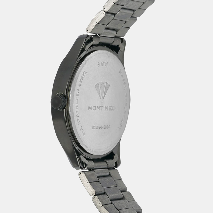 Mont Neo Men Round Gun watch