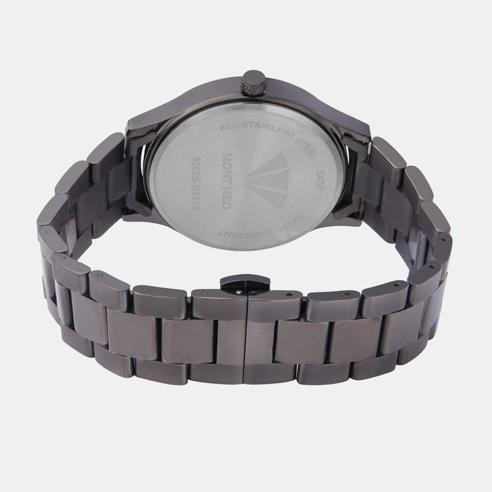 Mont Neo Men Round Gun watch